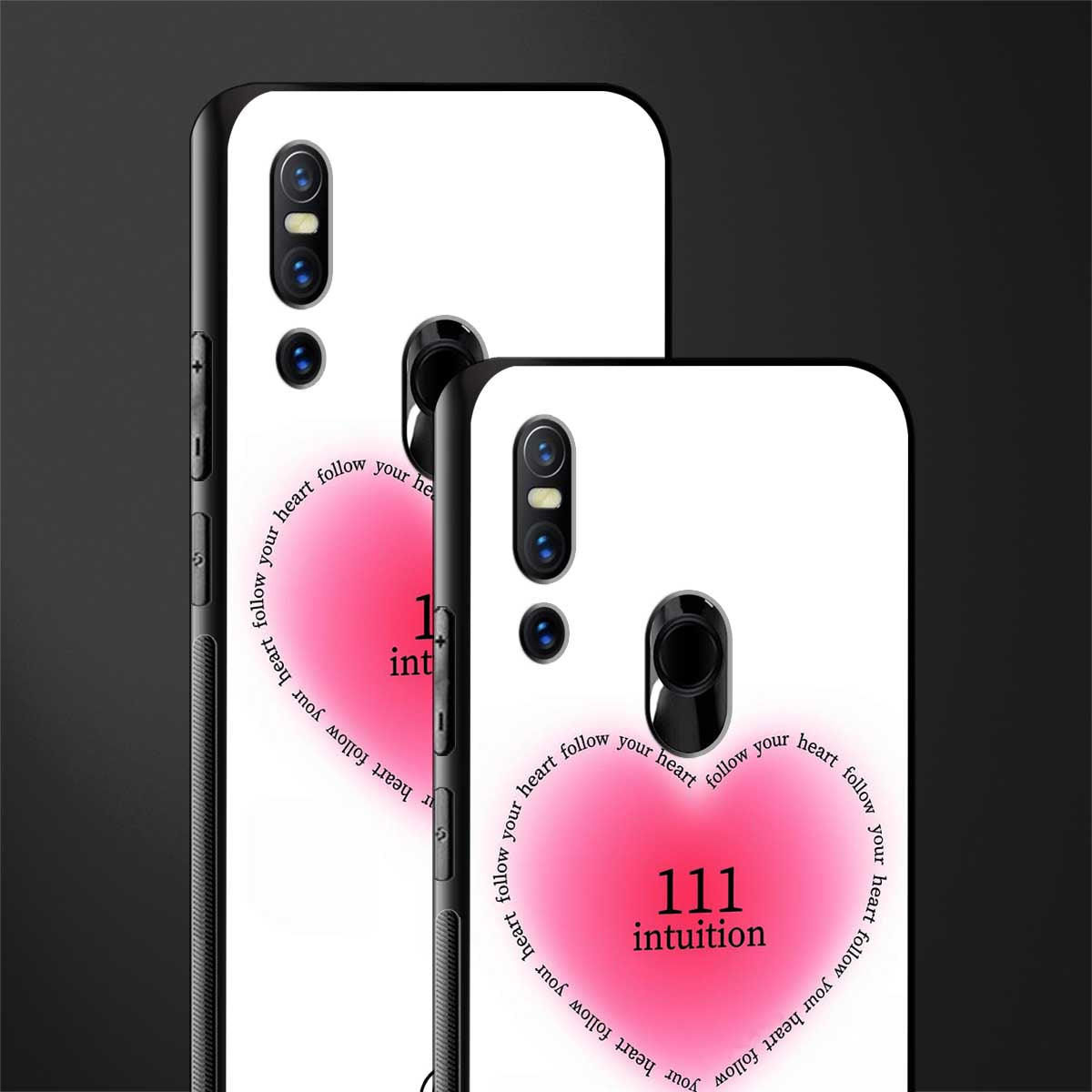 111 intuition glass case for vivo v15 image-2