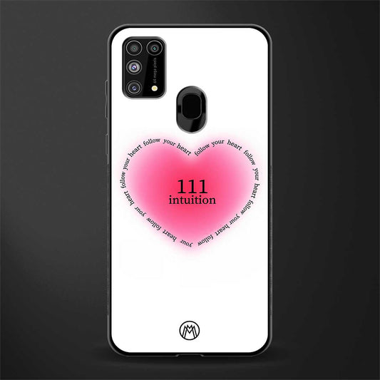 111 intuition glass case for samsung galaxy m31 image