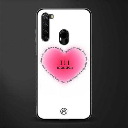 111 intuition glass case for redmi note 8 image