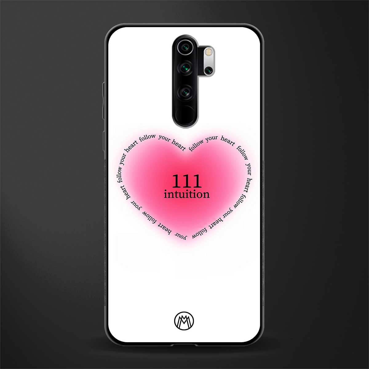 111 intuition glass case for redmi note 8 pro image