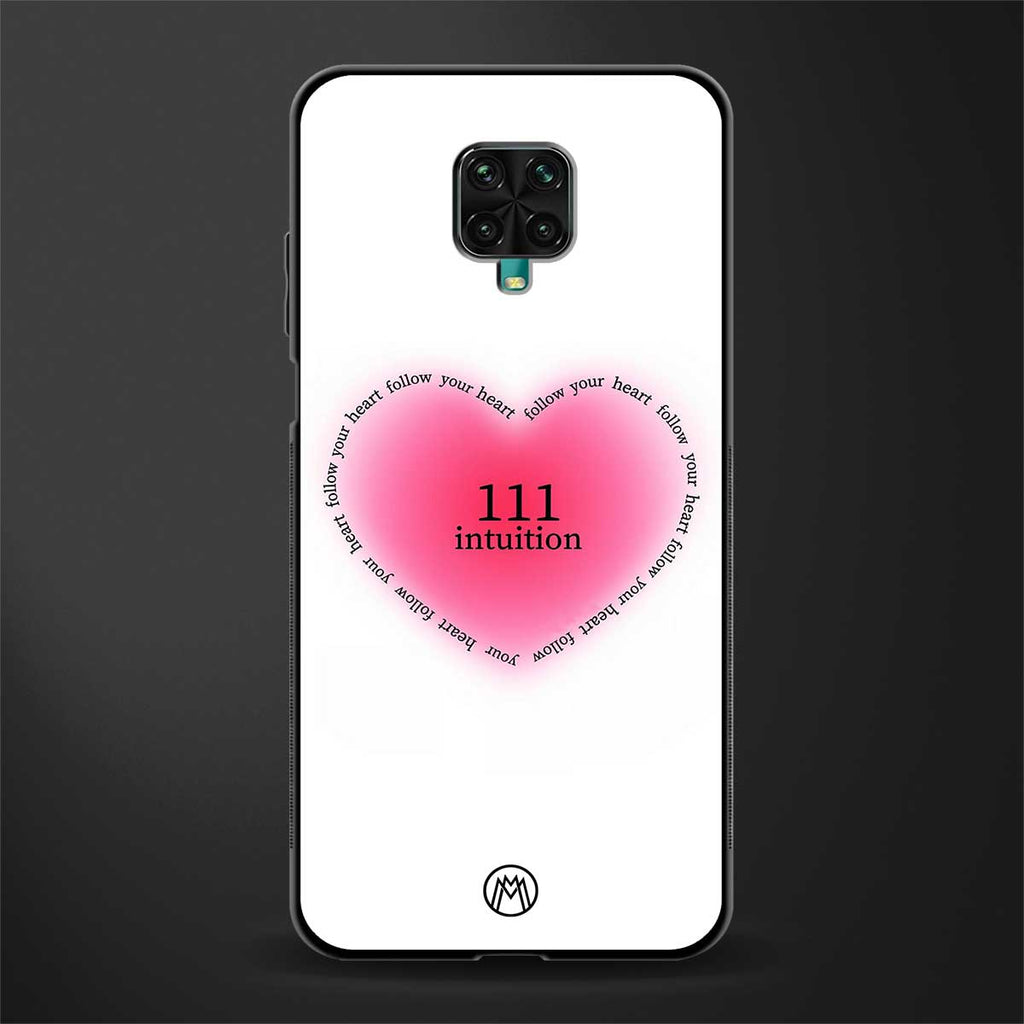 111 intuition glass case for redmi note 9 pro image