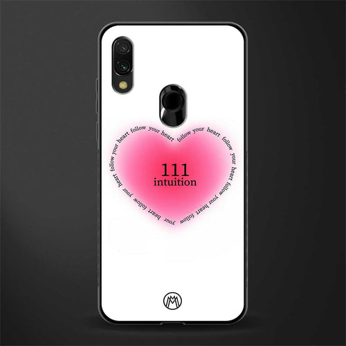 111 intuition glass case for redmi note 7s image