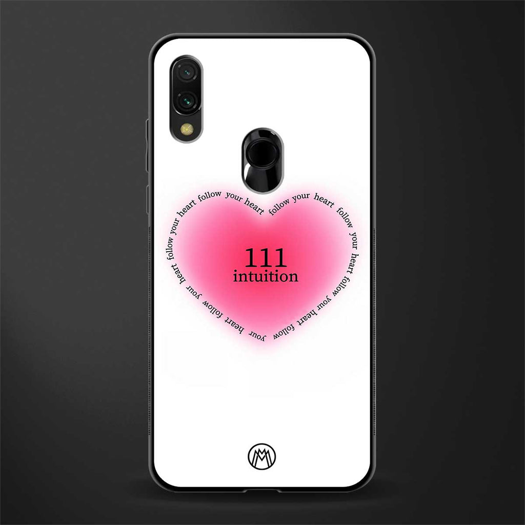111 intuition glass case for redmi 7redmi y3 image