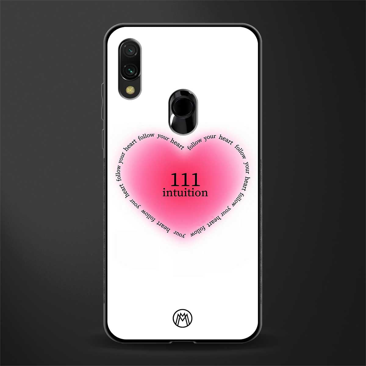 111 intuition glass case for redmi 7redmi y3 image