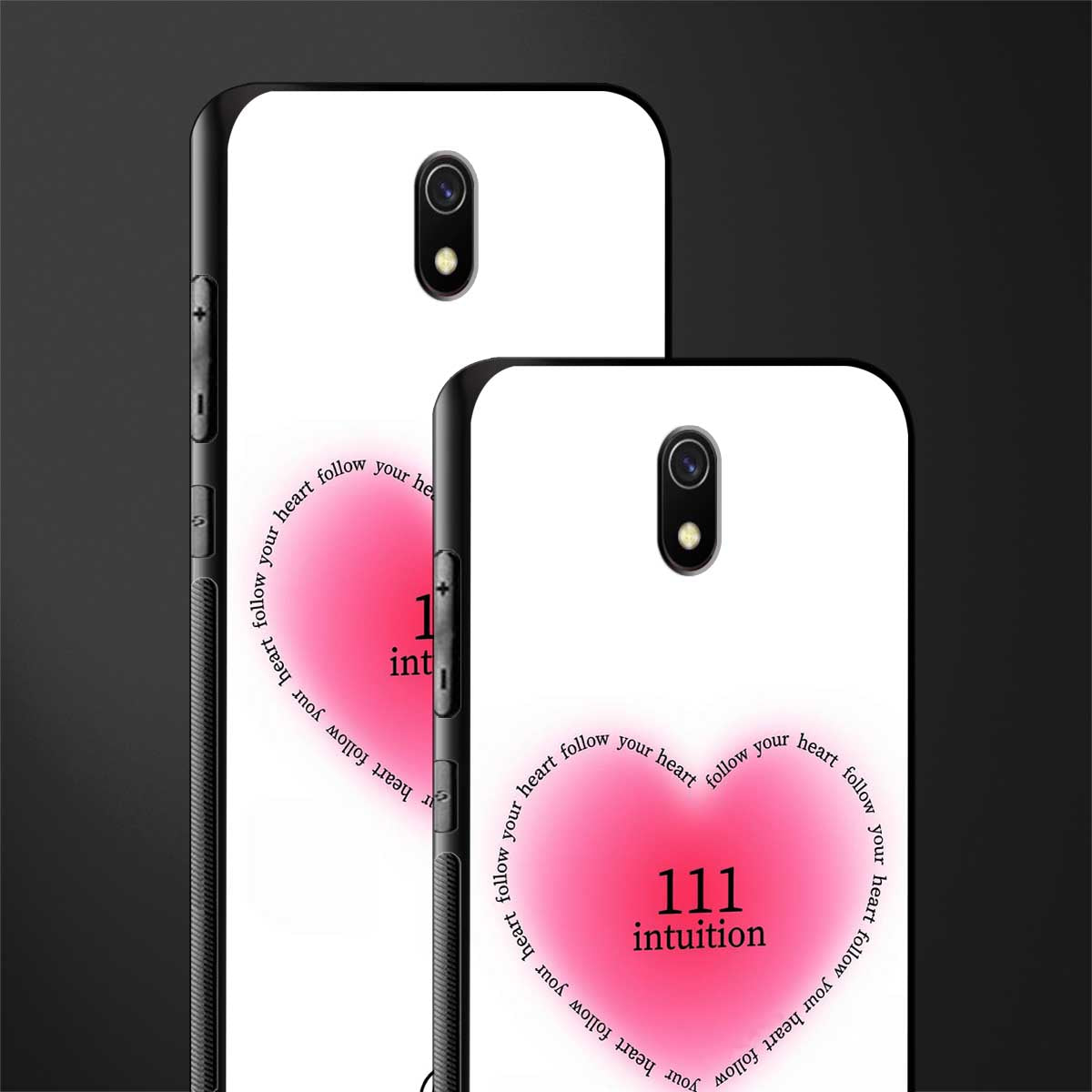 111 intuition glass case for redmi 8a image-2