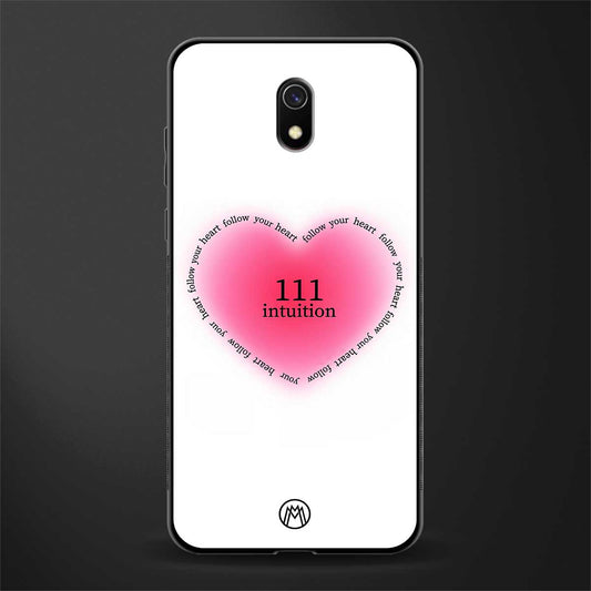 111 intuition glass case for redmi 8a image