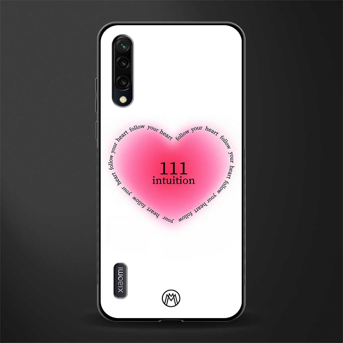 111 intuition glass case for mi a3 redmi a3 image