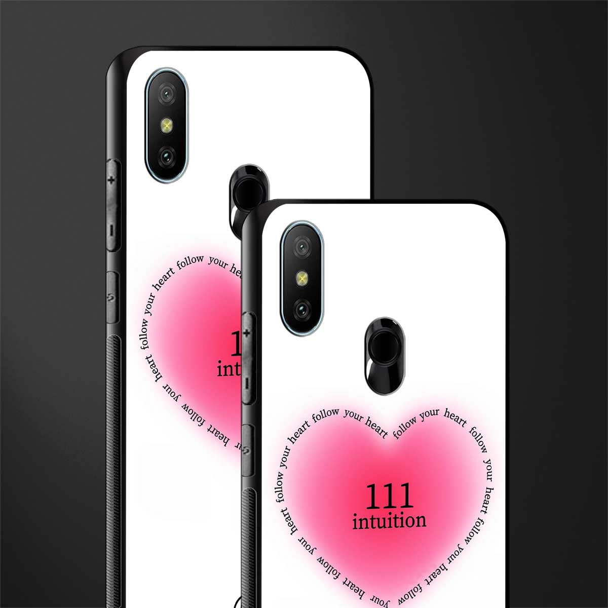 111 intuition glass case for redmi 6 pro image-2