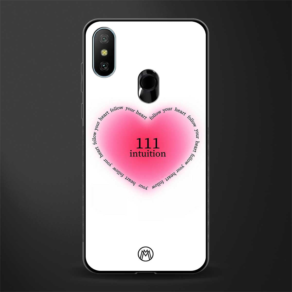 111 intuition glass case for redmi 6 pro image