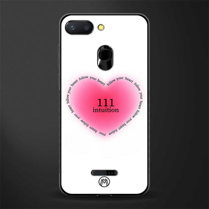 111 intuition glass case for redmi 6 image