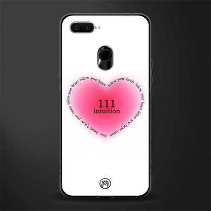 111 intuition glass case for oppo a12 image