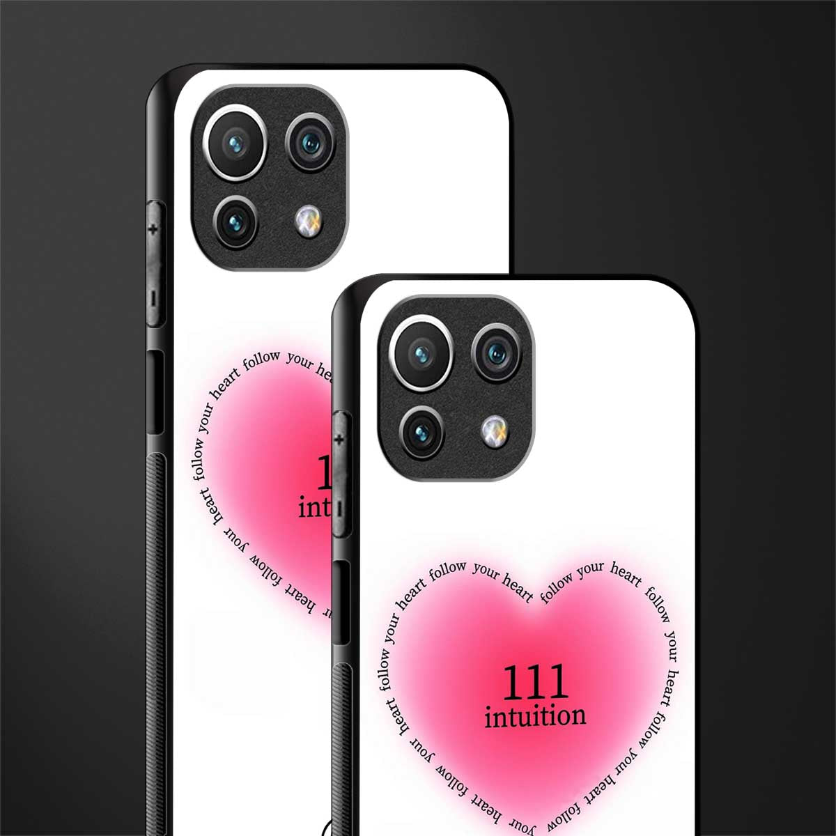 111 intuition glass case for mi 11 lite image-2