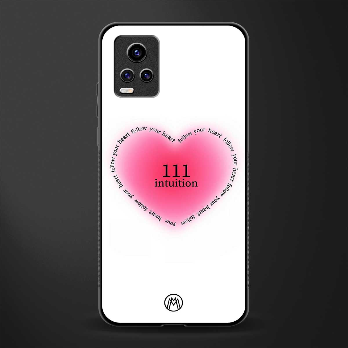 111 intuition back phone cover | glass case for vivo y73