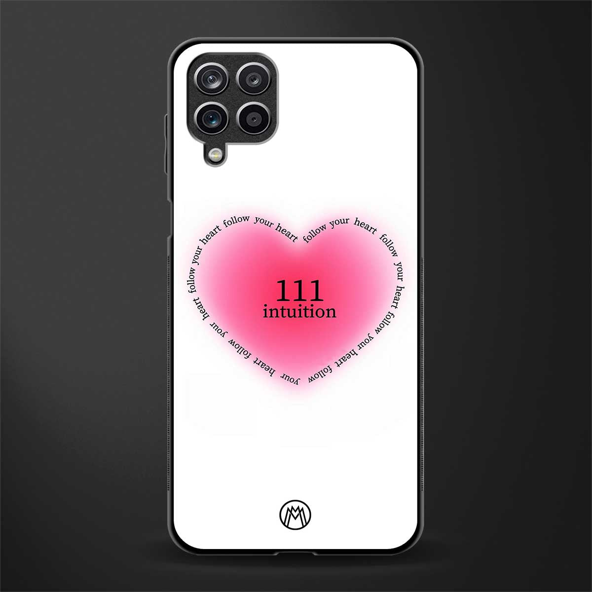 111 intuition back phone cover | glass case for samsung galaxy a22 4g