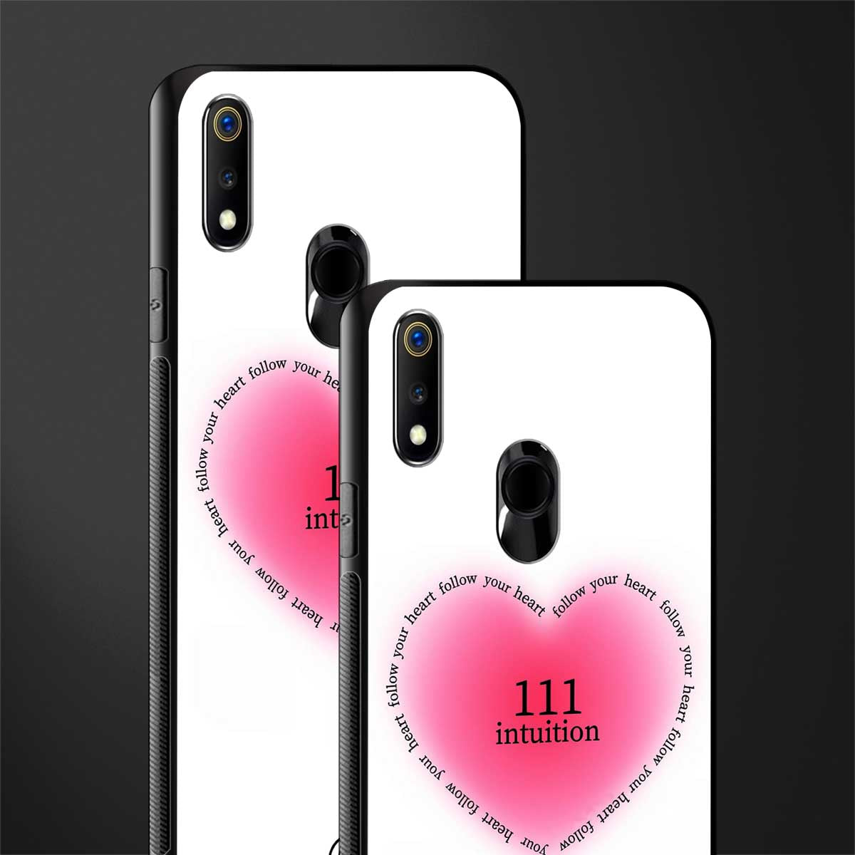 111 intuition glass case for realme 3 image-2