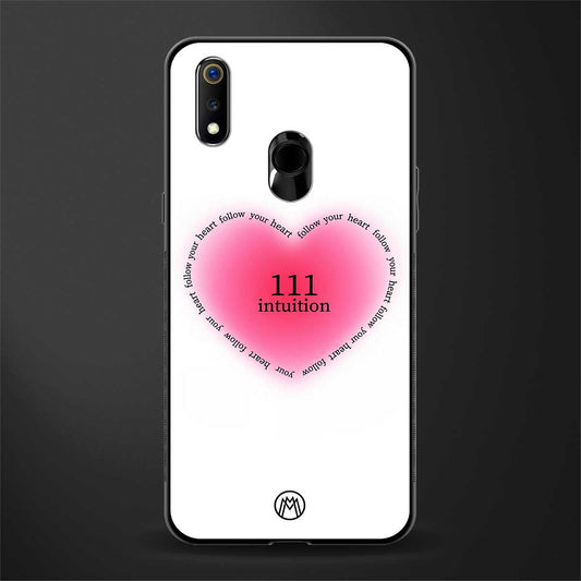111 intuition glass case for realme 3 image