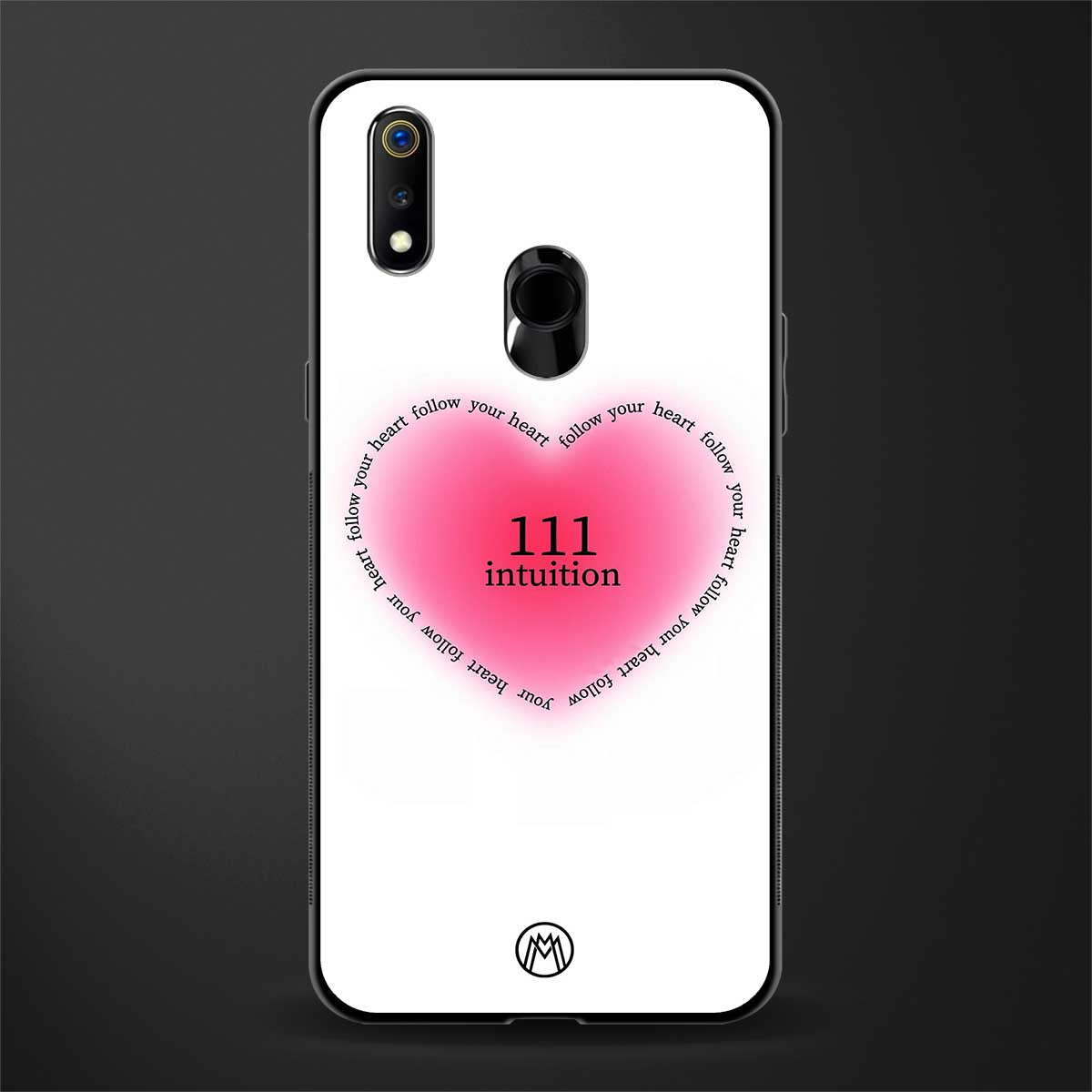 111 intuition glass case for realme 3i image
