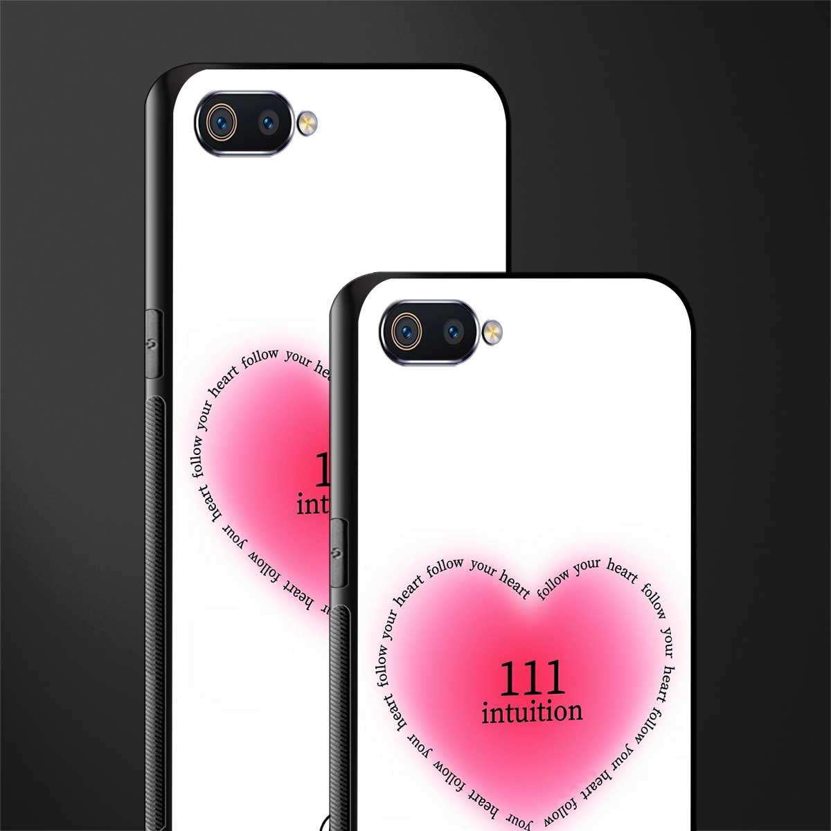 111 intuition glass case for realme c2 image-2