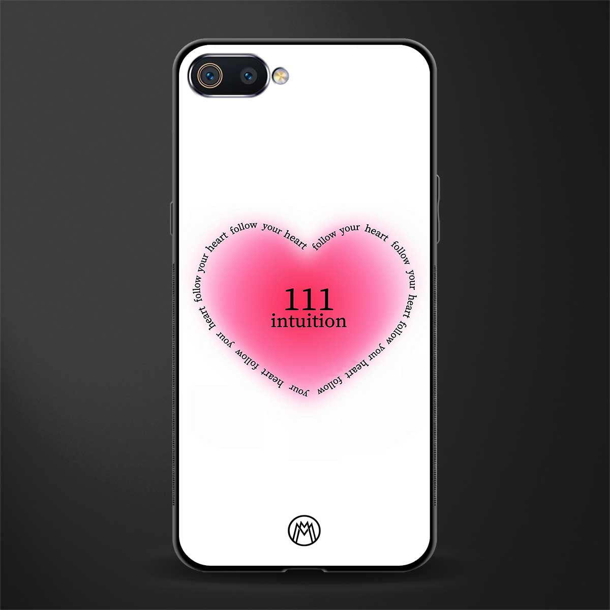 111 intuition glass case for realme c2 image