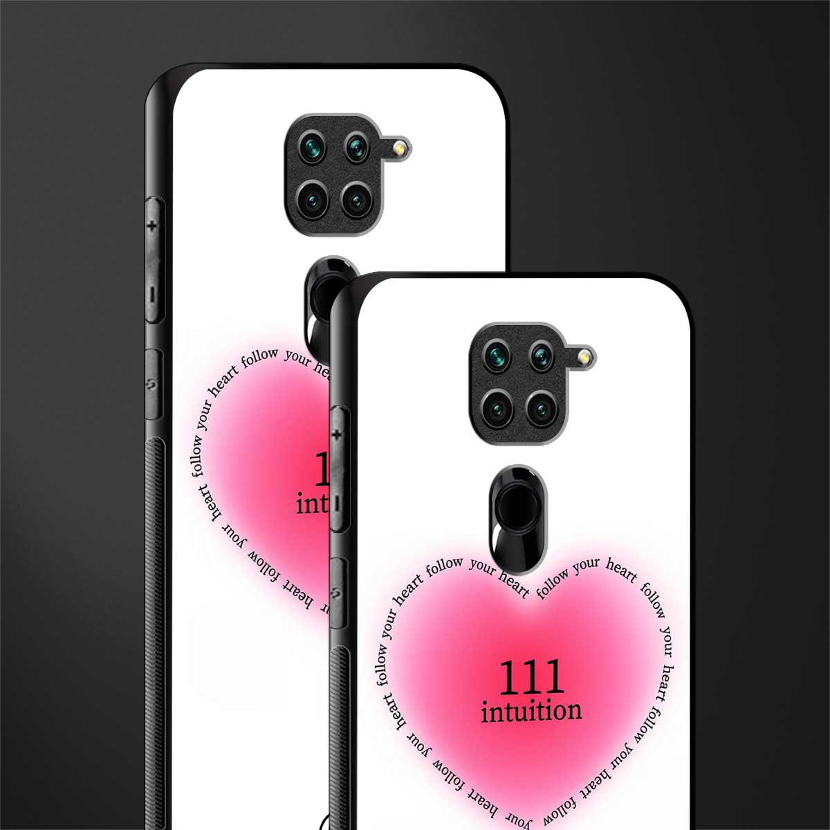 111 intuition glass case for redmi note 9 image-2
