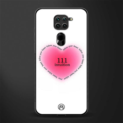 111 intuition glass case for redmi note 9 image