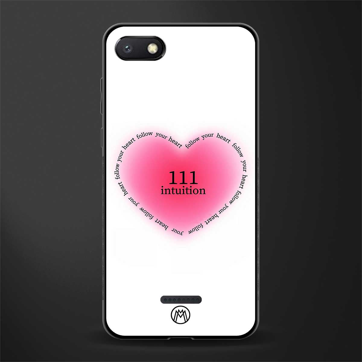 111 intuition glass case for redmi 6a image