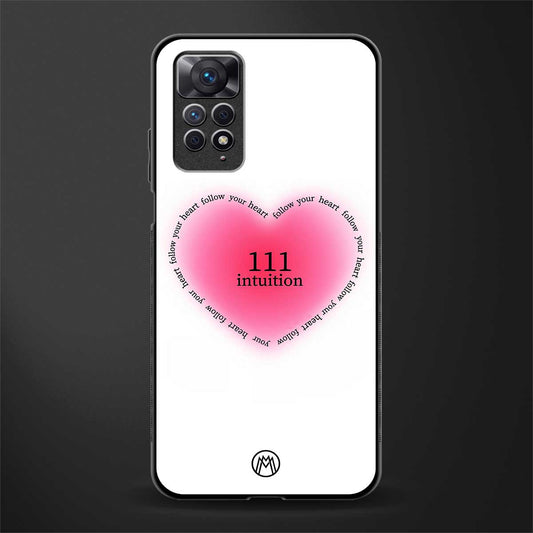 111 intuition glass case for redmi note 11 image