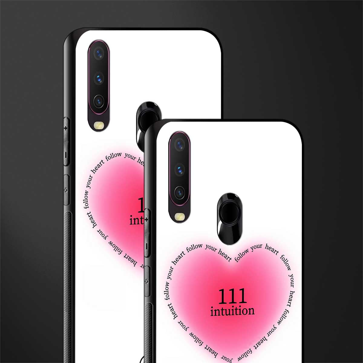 111 intuition glass case for vivo y12 image-2