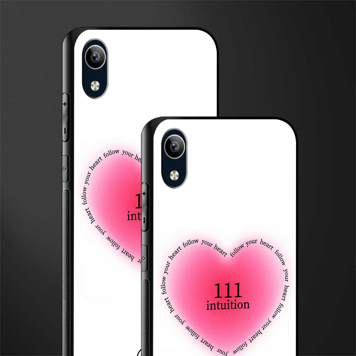 111 intuition glass case for vivo y1s without fingerprint image-2