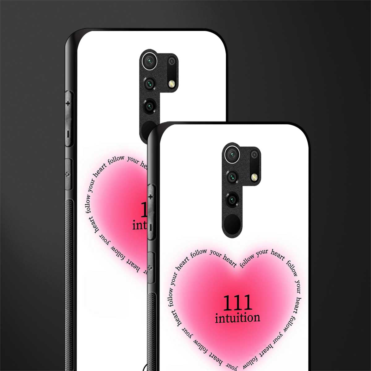 111 intuition glass case for redmi 9 prime image-2