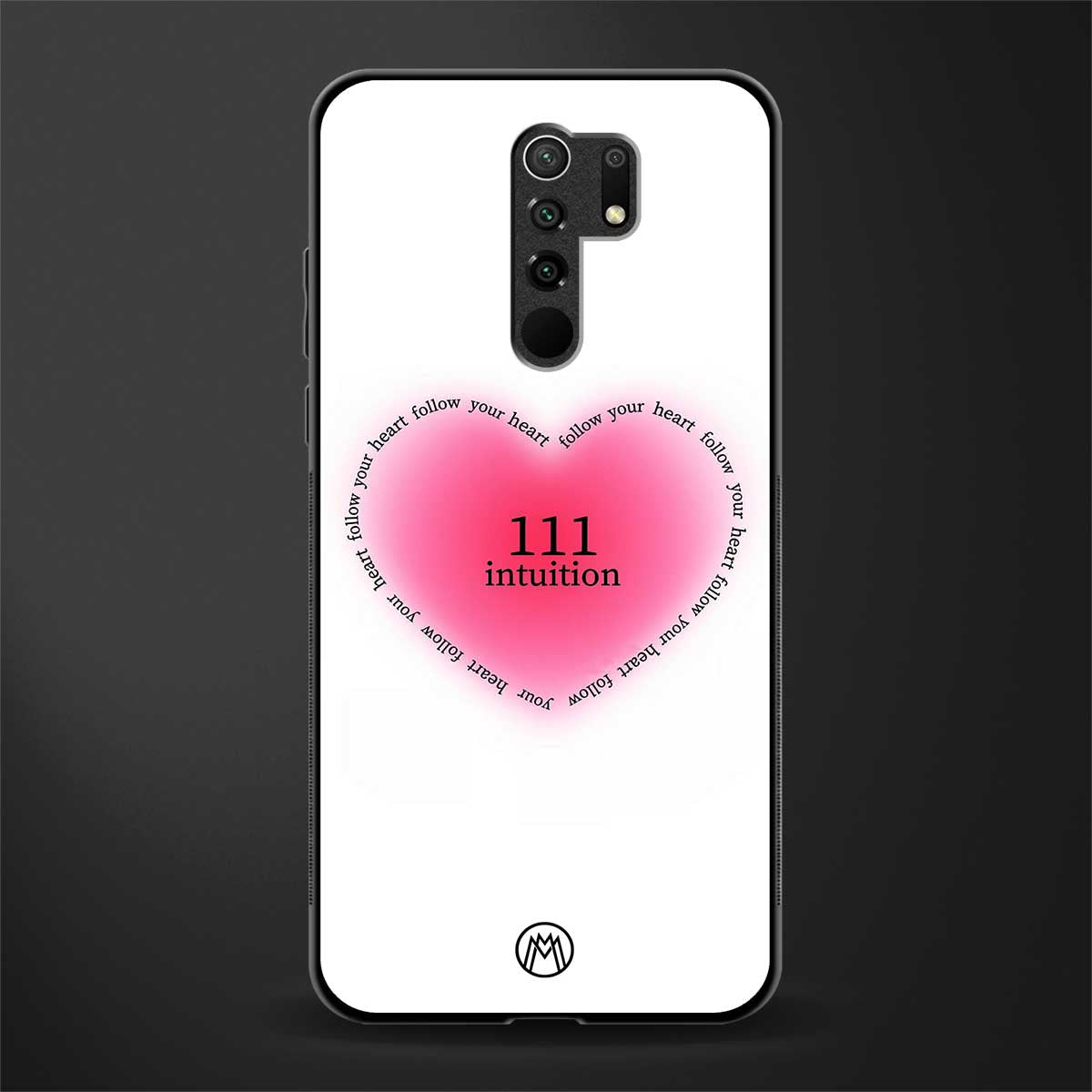 111 intuition glass case for poco m2 reloaded image