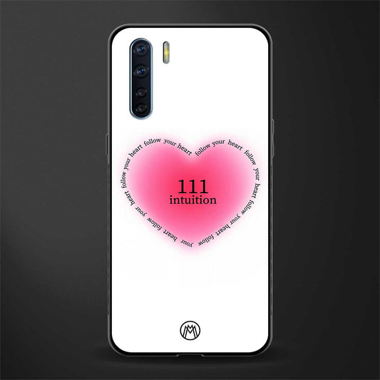 111 intuition glass case for oppo f15 image