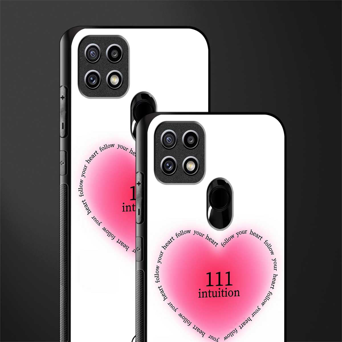 111 intuition glass case for oppo a15s image-2