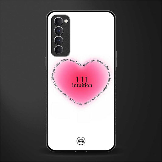 111 intuition glass case for oppo reno 4 pro image