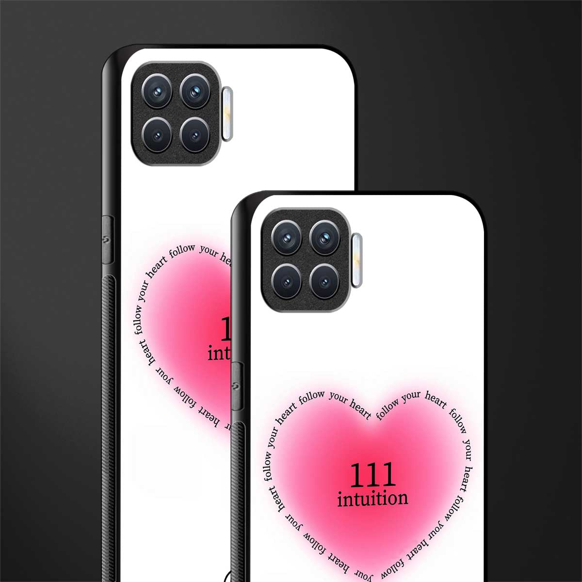 111 intuition glass case for oppo f17 image-2
