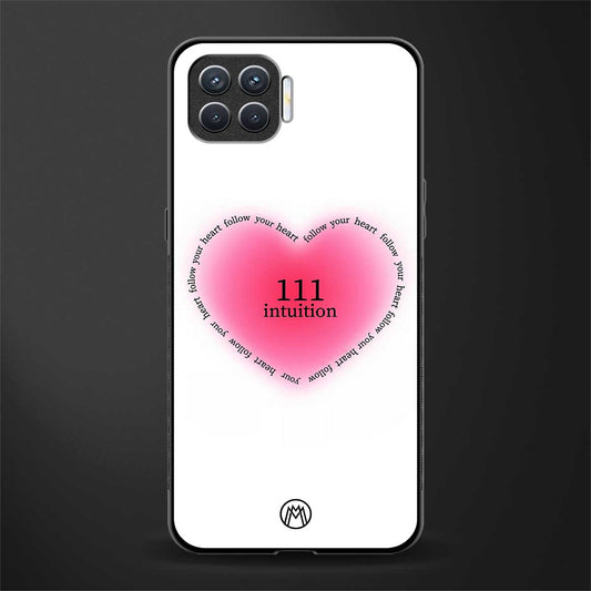111 intuition glass case for oppo f17 image