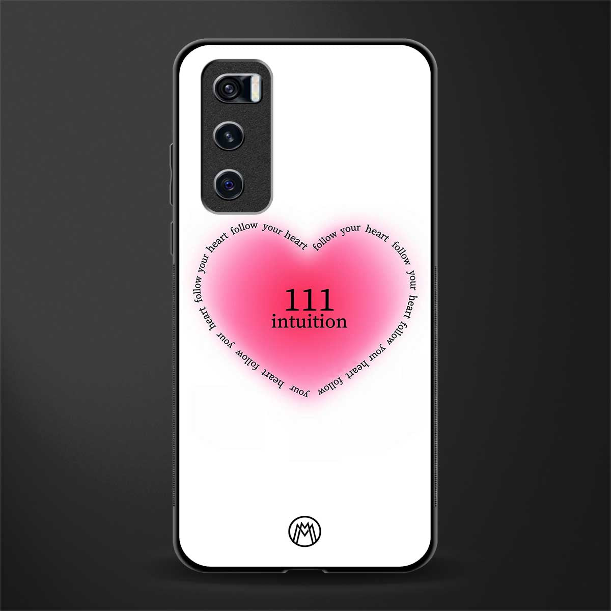 111 intuition glass case for vivo v20 se image