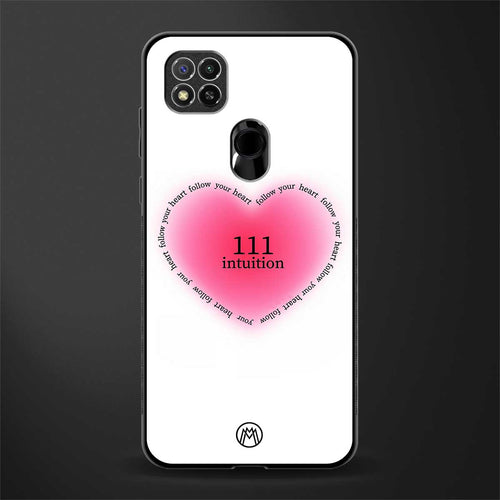 111 intuition glass case for redmi 9c image