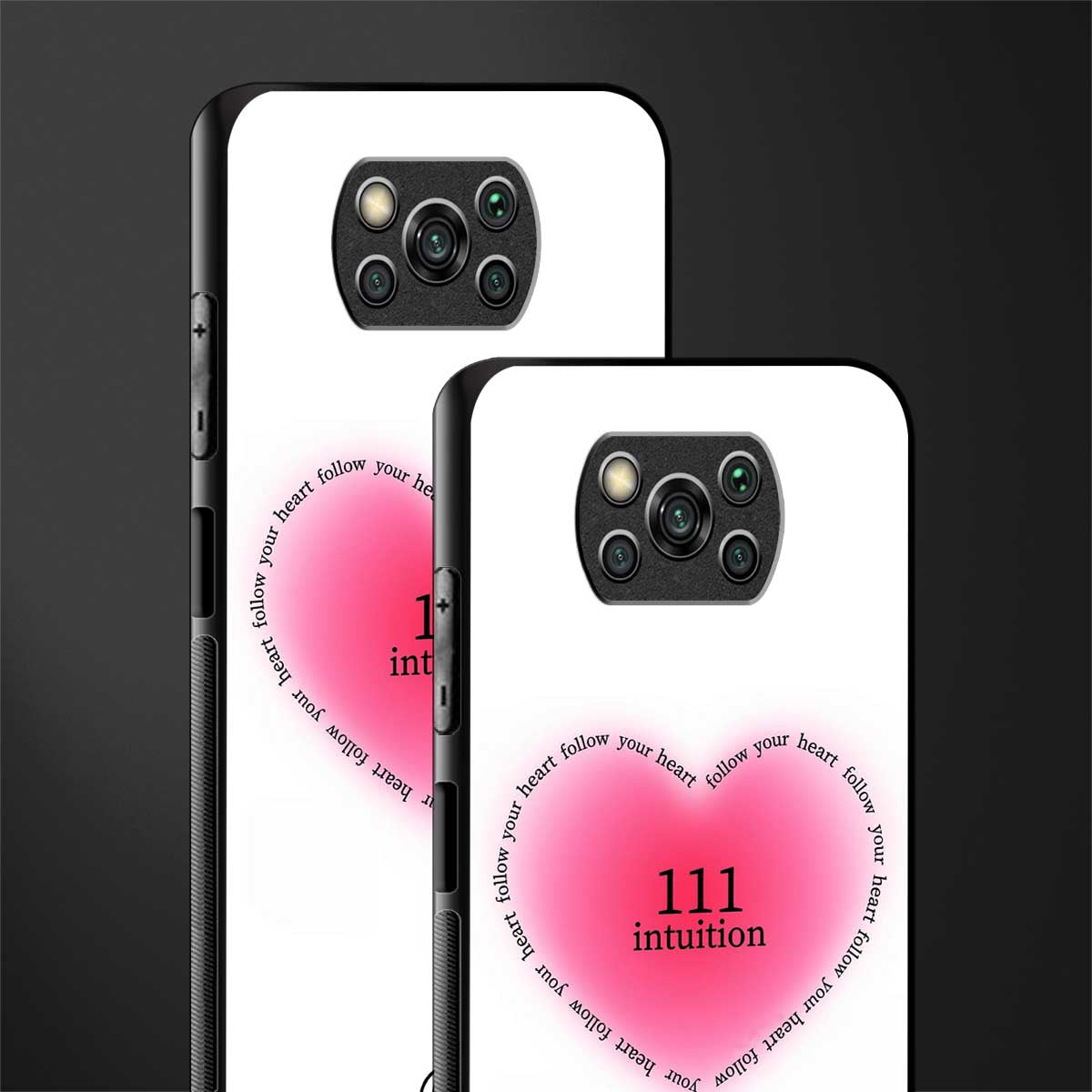 111 intuition glass case for poco x3 image-2