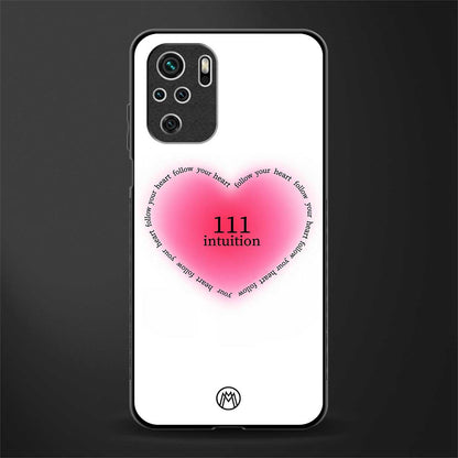 111 intuition glass case for redmi note 10 image