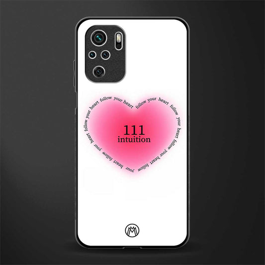 111 intuition glass case for redmi note 10s image
