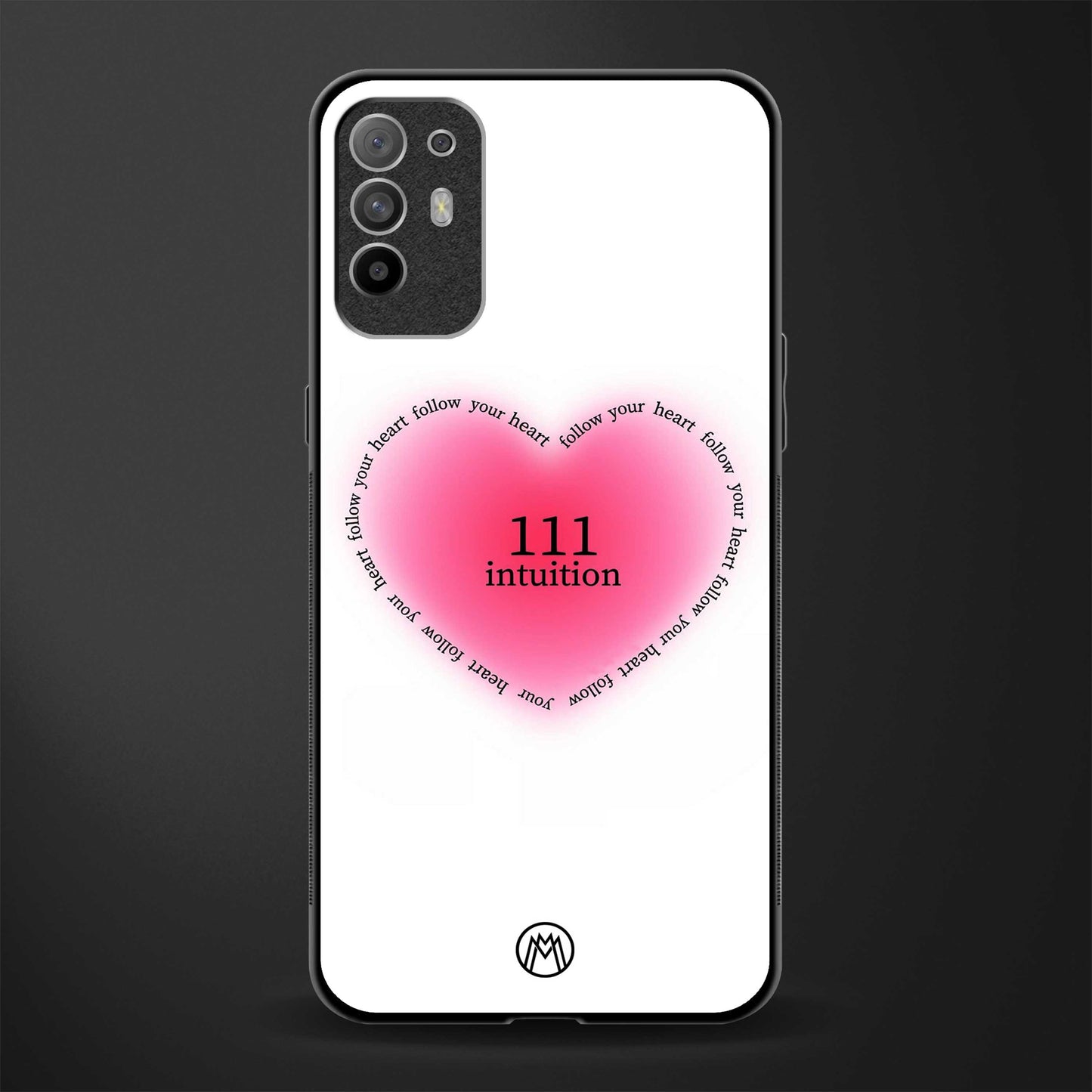 111 intuition glass case for oppo f19 pro plus image