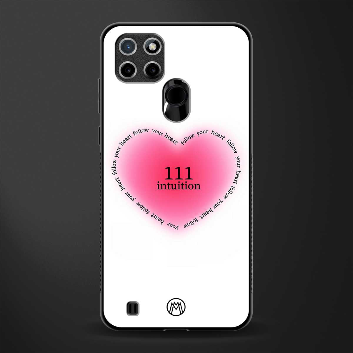 111 intuition glass case for realme c21 image