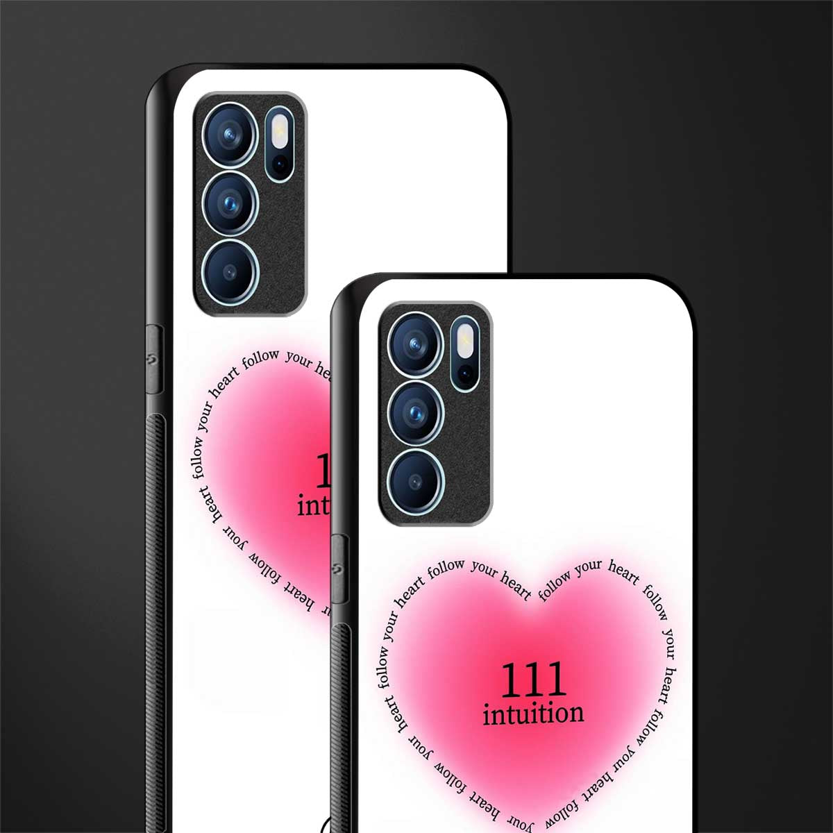 111 intuition glass case for oppo reno6 5g image-2