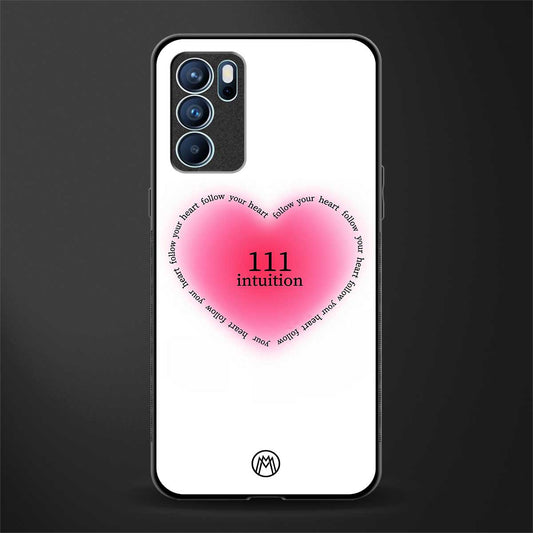 111 intuition glass case for oppo reno6 5g image