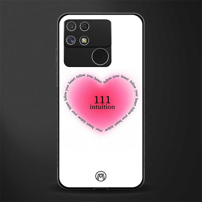 111 intuition back phone cover | glass case for realme narzo 50a