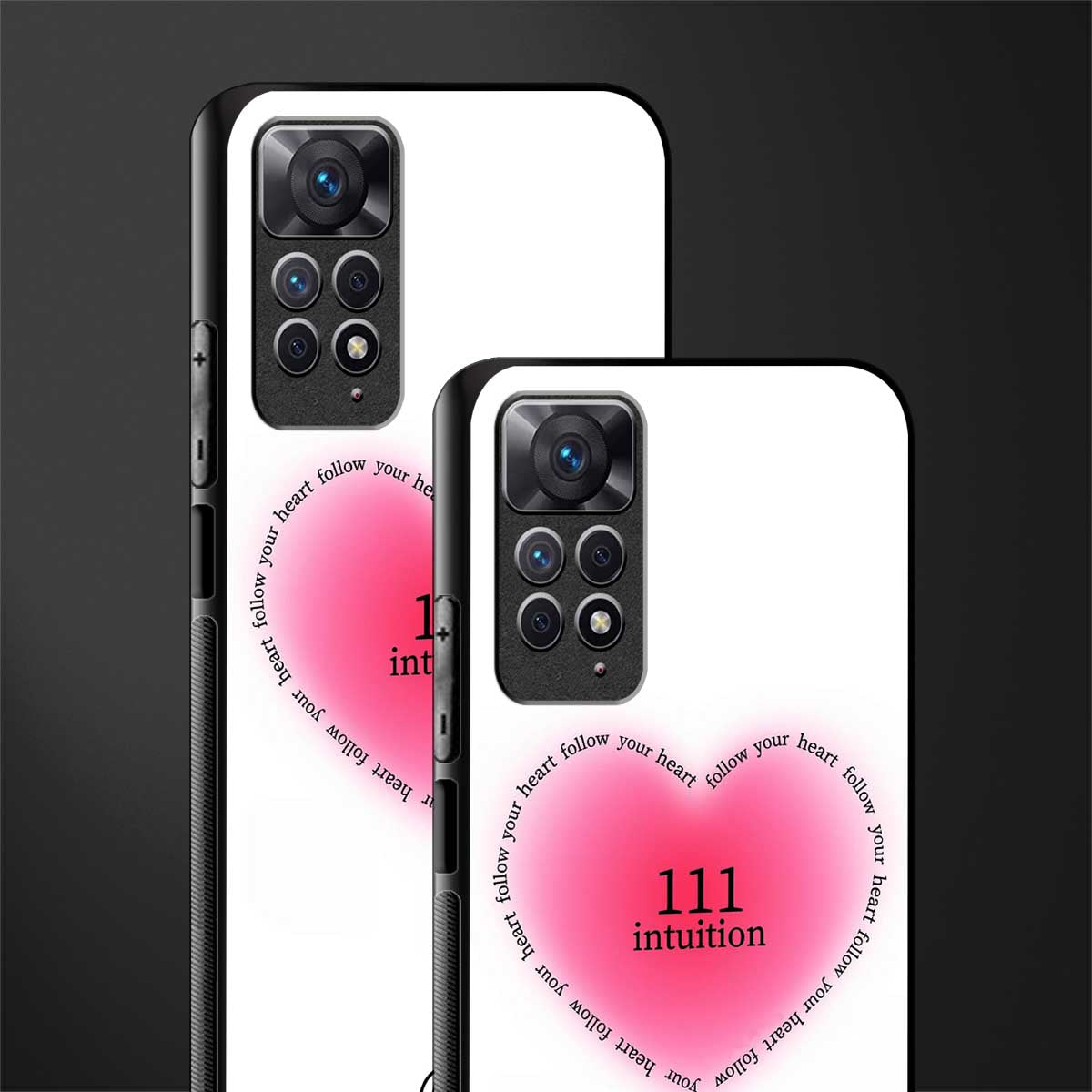 111 intuition back phone cover | glass case for redmi note 11 pro plus 4g/5g
