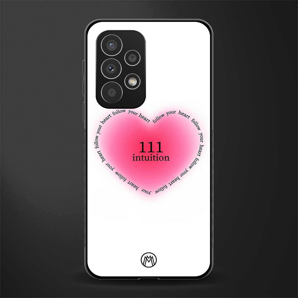 111 intuition back phone cover | glass case for samsung galaxy a53 5g