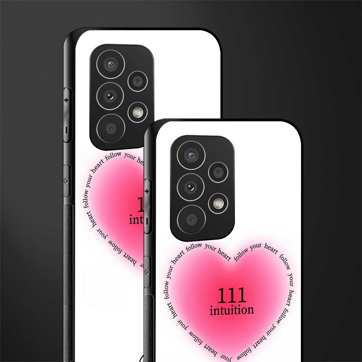 111 intuition back phone cover | glass case for samsung galaxy a73 5g