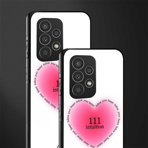 111 intuition back phone cover | glass case for samsung galaxy a73 5g